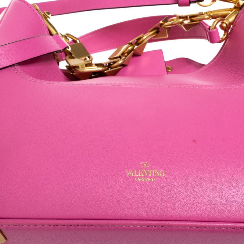 Bolsa-Valentino-Garavani-VLogo-Couro-Rosa-