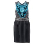 Vestido-Gianni-Versace-Preto-Medusa-Azul-