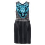 Vestido-Gianni-Versace-Preto-Medusa-Azul-