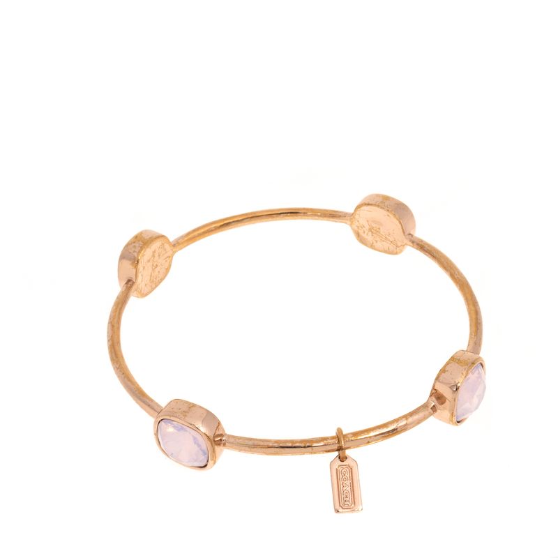 Pulseira-Coach-Rose-Pedra-Rosa