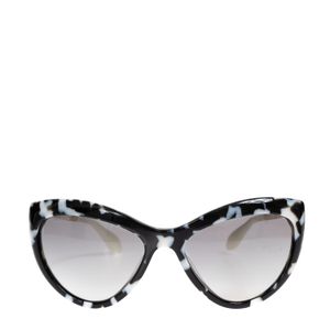 Óculos Miu Miu SMU08 Acetato Branco e Preto