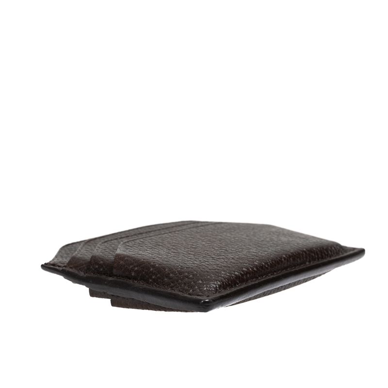 Porta-Cartao-Gucci-Couro-Marrom