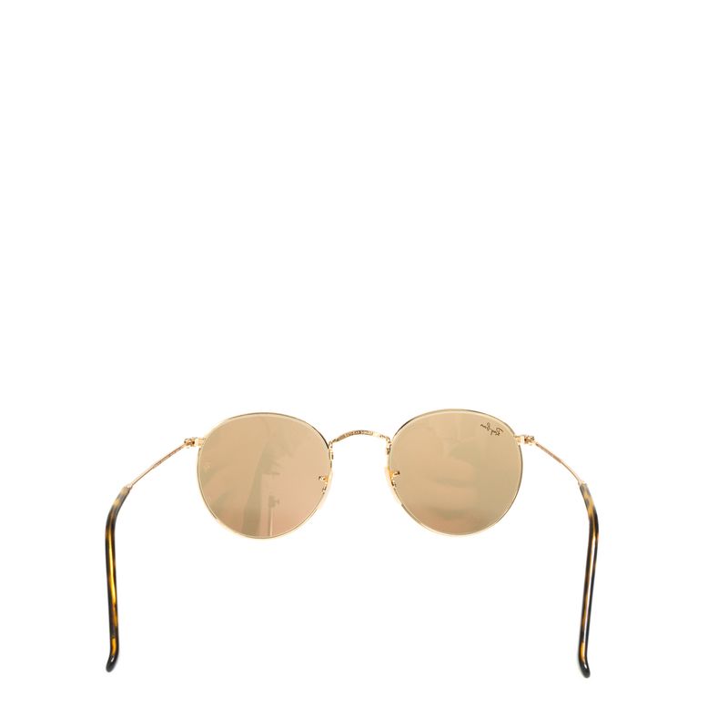 Oculos-Ray-Ban-3447-Round-Espelhado-Rose