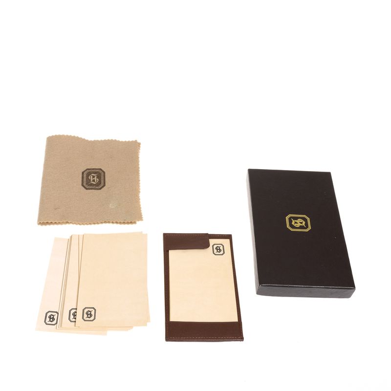 Bloco-de-Notas-H.-Stern-Vintage-Couro-Marrom