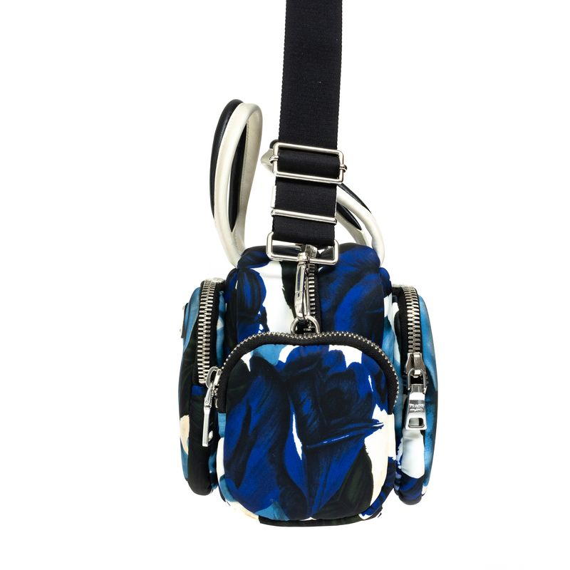 Bolsa-Prada-Nylon-Flores-Azul