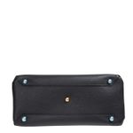 Bolsa-Burberry-Trimmed-Banner-House-Check-Couro-Preta