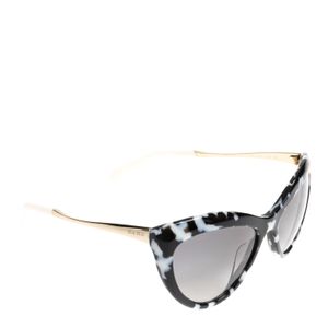 Óculos Miu Miu SMU08 Acetato Branco e Preto