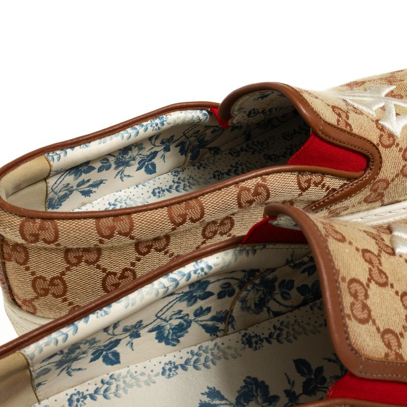Tenis-Gucci-Slip-On-NY-Yankees-GG-Canvas