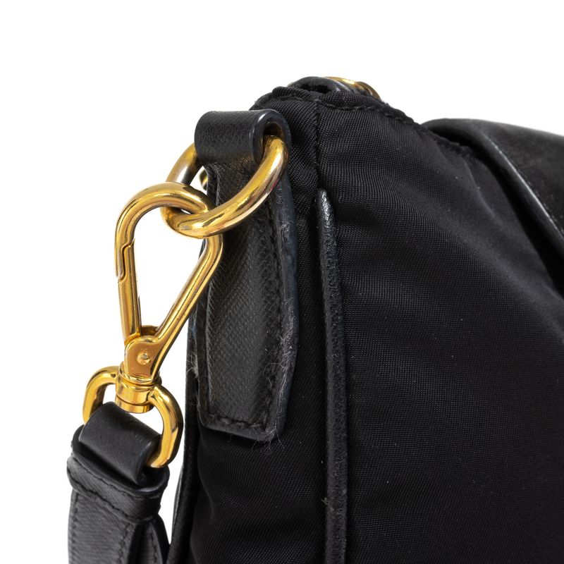 Bolsa-Prada-Bandoliera-Nylon-Preto