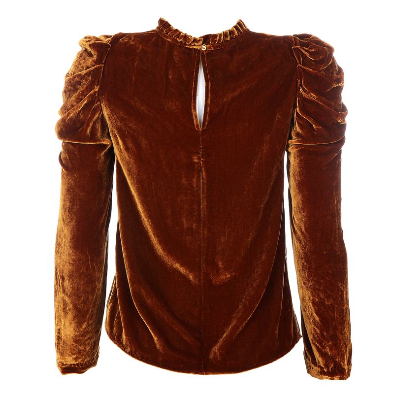 Blusa-Ulla-Johnson-Veludo-Molhado-Ocre-