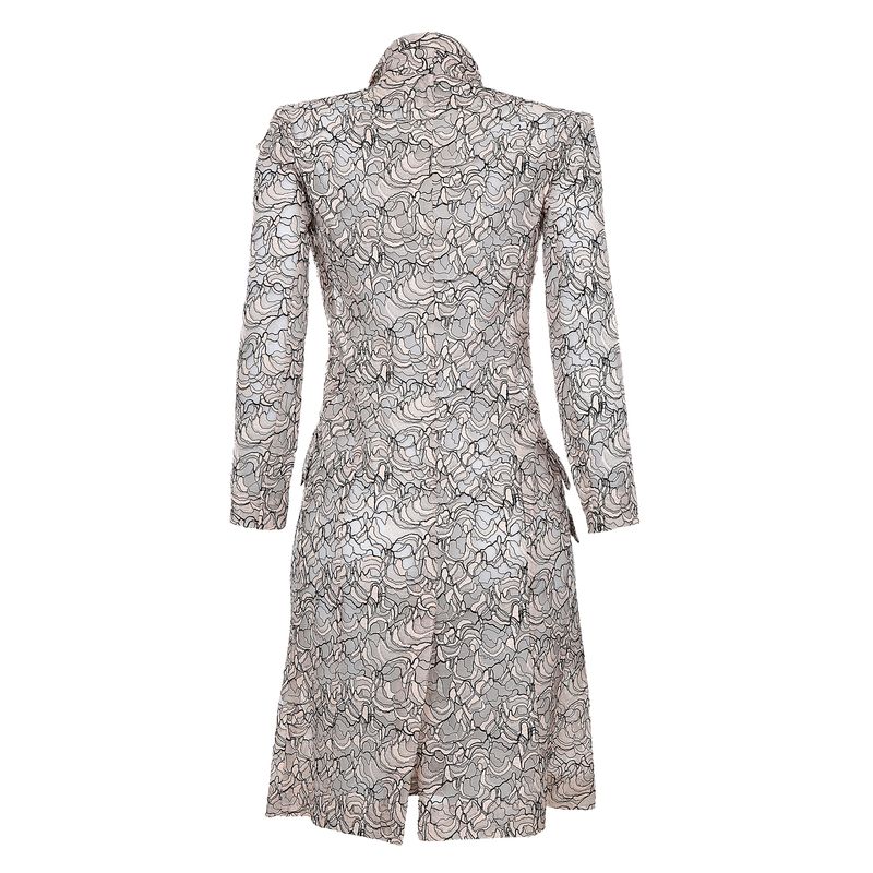 Sobretudo-Christian-Dior-Renda-e-Transparencia-Bicolor