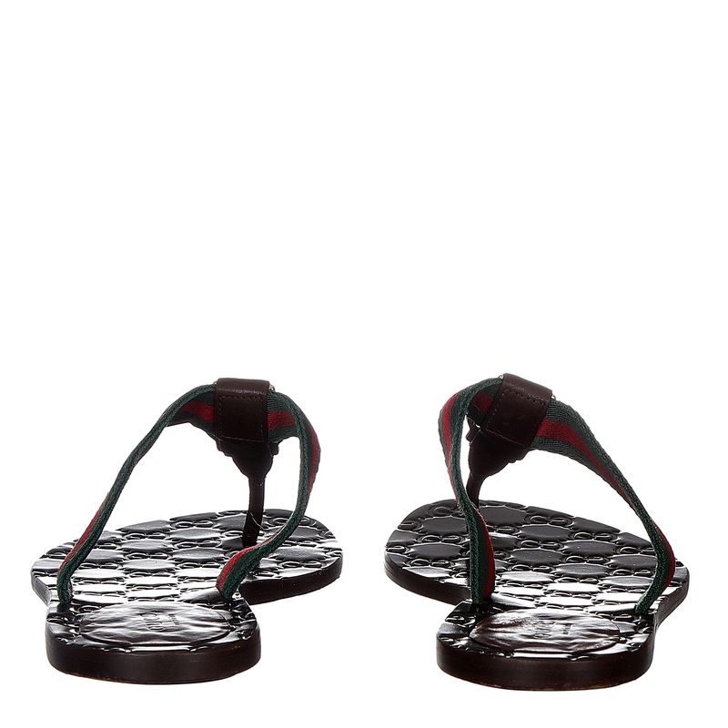Rasteira-Gucci-Guccissima-Web-Marrom