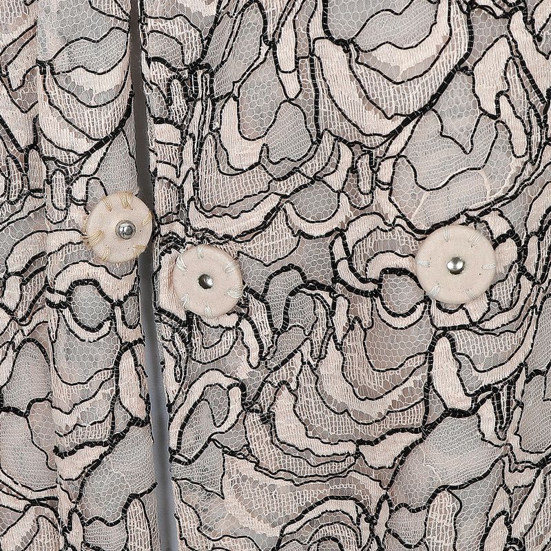 Sobretudo-Christian-Dior-Renda-e-Transparencia-Bicolor