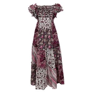 Vestido Ulla Johnson Estampado Roxo