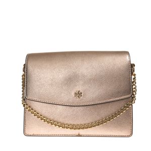 Bolsa Tory Burch Couro Metalizado