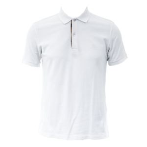 Blusa Polo Burberry Algodão Branca
