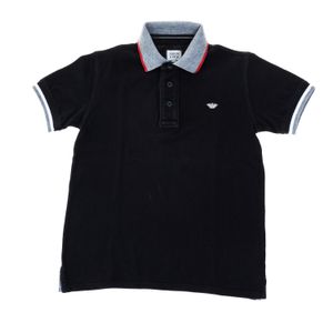 Blusa Armani Junior Polo Infantil Preta