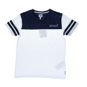 Camiseta Armani Junior Infantil Bicolor