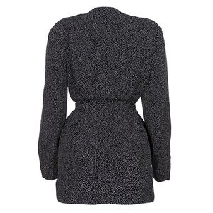 Blusa Christian Dior Azul Marinho e Branco