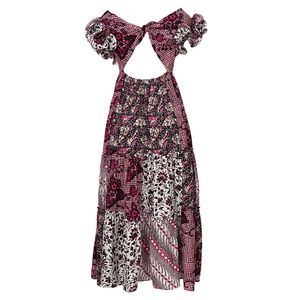 Vestido Ulla Johnson Estampado Roxo