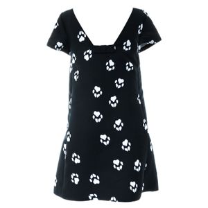 Vestido Kate Spade Estampa Patas Preto