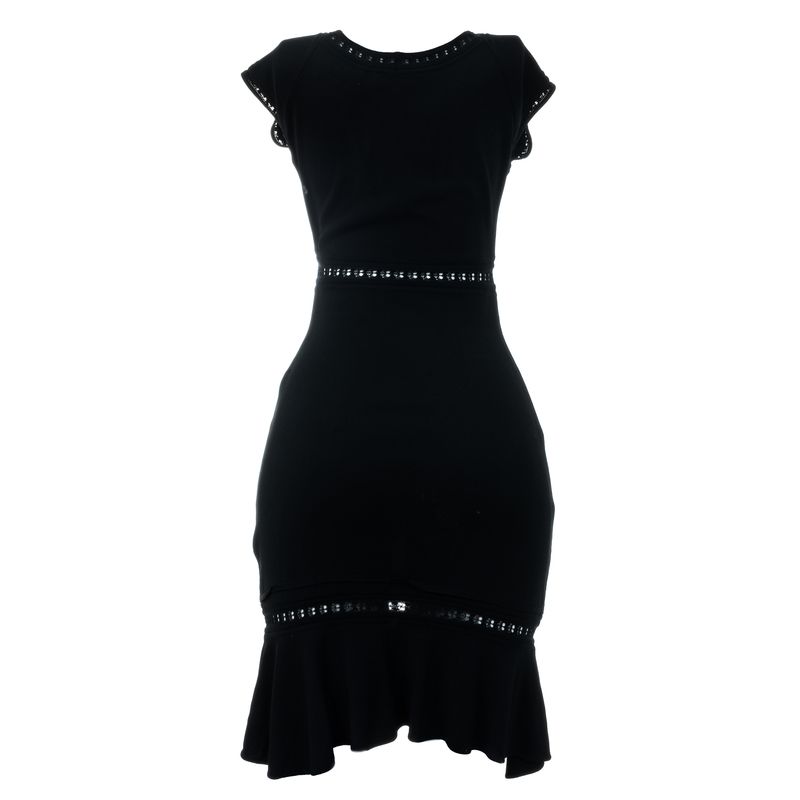 Vestido-Emilio-Pucci-Recortes-Viscose-Preto