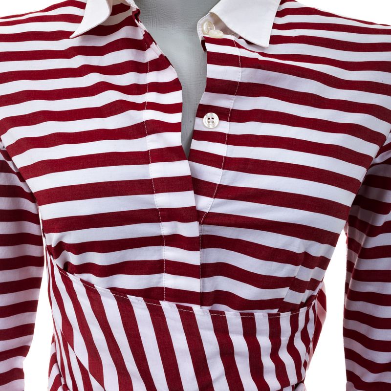 Vestido-Carolina-Herrera-Listrado-Vermelho-e-Branco