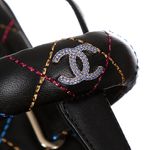 Rasteira-Chanel-CC-Matelasse-Preta