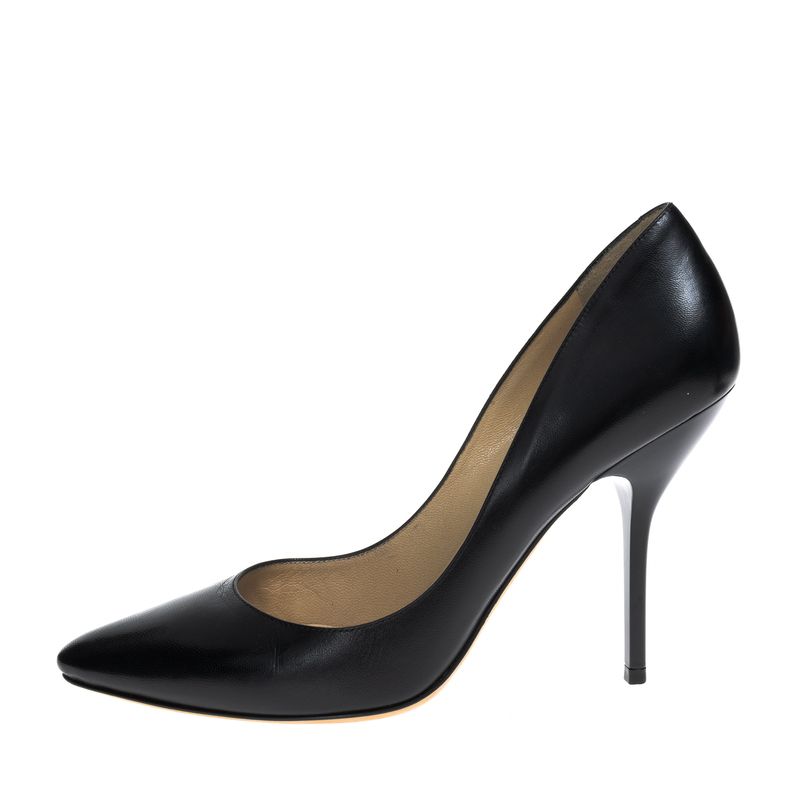 Scarpin-Jimmy-Choo-Couro-Preto