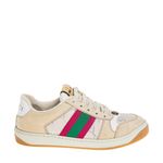 Tenis-Gucci-Screener-Couro-Bege