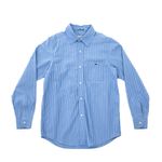 Camisa-Lacoste-Infantil-Listrada-Azul