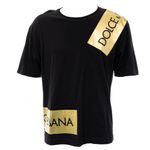 Camiseta-Dolce---Gabbana-Preta-e-Dourada