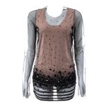 Blusa-Gloria-Coelho-Tela-Bordada-Preta
