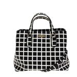 Bolsa-Kate-Spade-Quadriculada-Preto-e-Branco