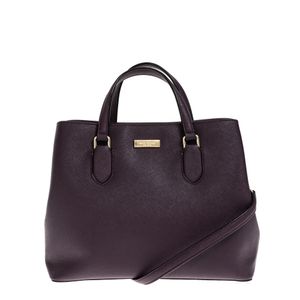 Bolsa Kate Spade Saffiano Roxa