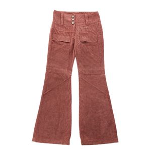 Calça Mixed Veludo Cotelê Terracota