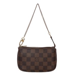 Mini Bolsa Louis Vuitton Pochette Acessoires Damier Ebene