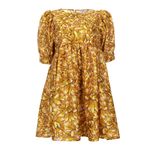 Vestido-Kika-Vargas-Estampado-Amarelo-