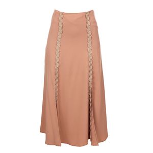 Saia Lolitta Midi Zig Zag Rosé