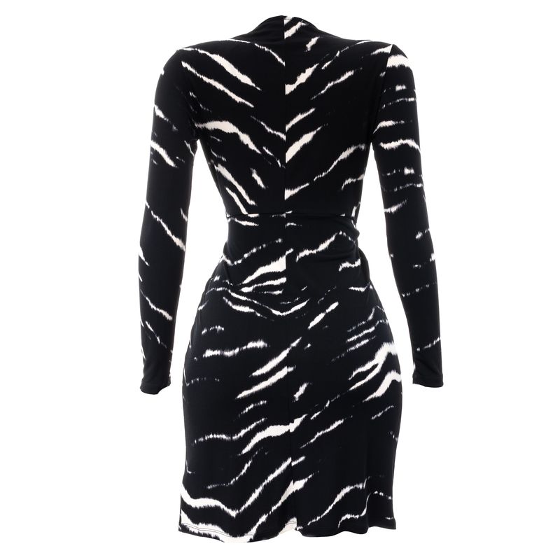 Vestido-Michael-Kors-Estampado-Preto-e-Branco