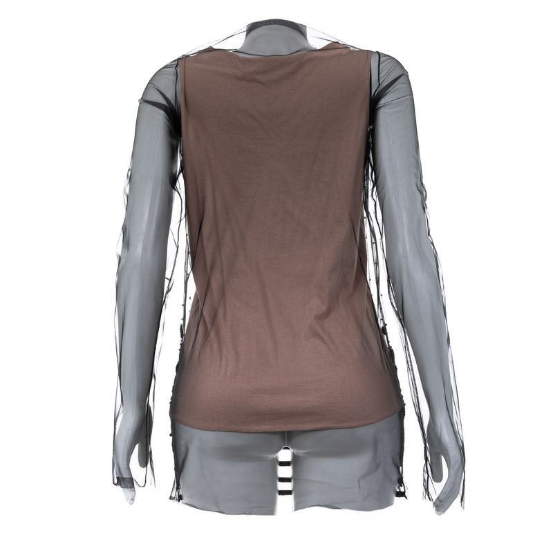 Blusa-Gloria-Coelho-Tela-Bordada-Preta