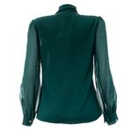 Camisa-Tory-Burch-Seda-Verde