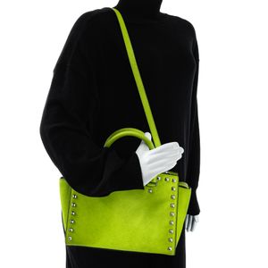 Bolsa Michael Kors Selma Studded Saffiano Verde