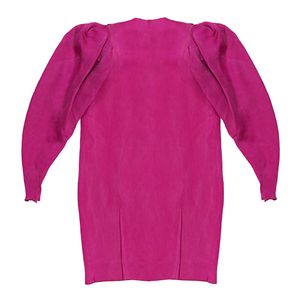 Vestido Lanvin Seda Fucsia