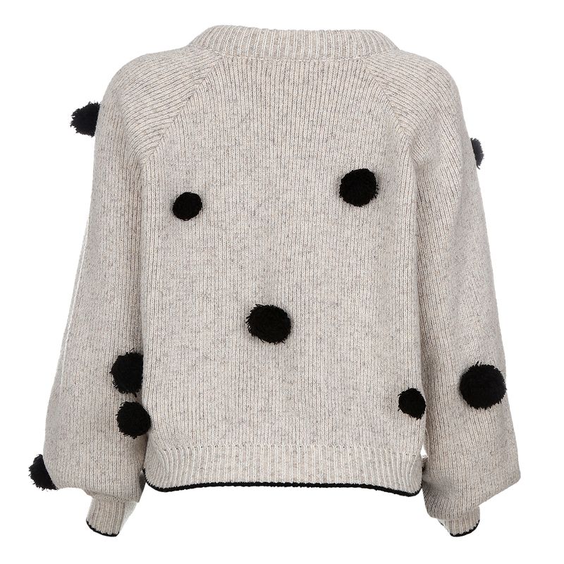 Sueter-Framed-Bege-e-Pom-Pom-Preto