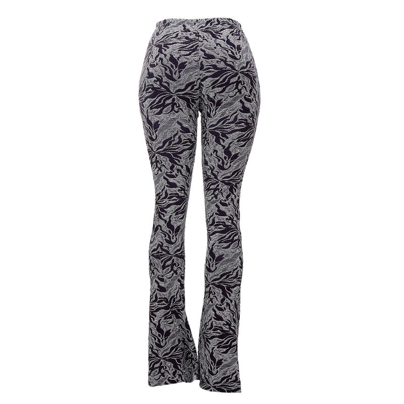 Calca-Lilly-Sarti-Flare-Lures-Roxo-e-Prata