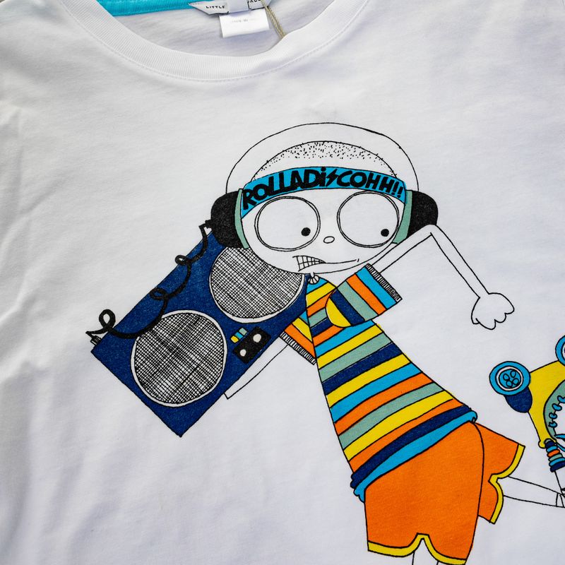 Camiseta-Little-Marc-Jacobs-Infantil-Estampada-Branca