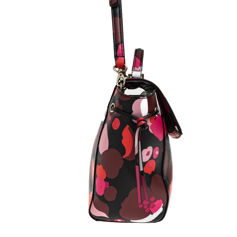 Bolsa-Kate-Spade-Flores-Preta-e-Vermelho