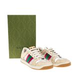 Tenis-Gucci-Screener-Couro-Bege