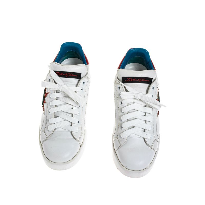 Tenis-Dolce---Gabbana-Aplicacoes-Couro-Branco
